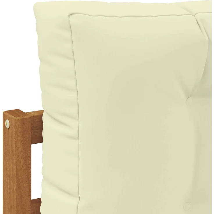 vidaXL Outdoor Mittelsofa Massivholz Akazie Natur 3436277 – Bild 5