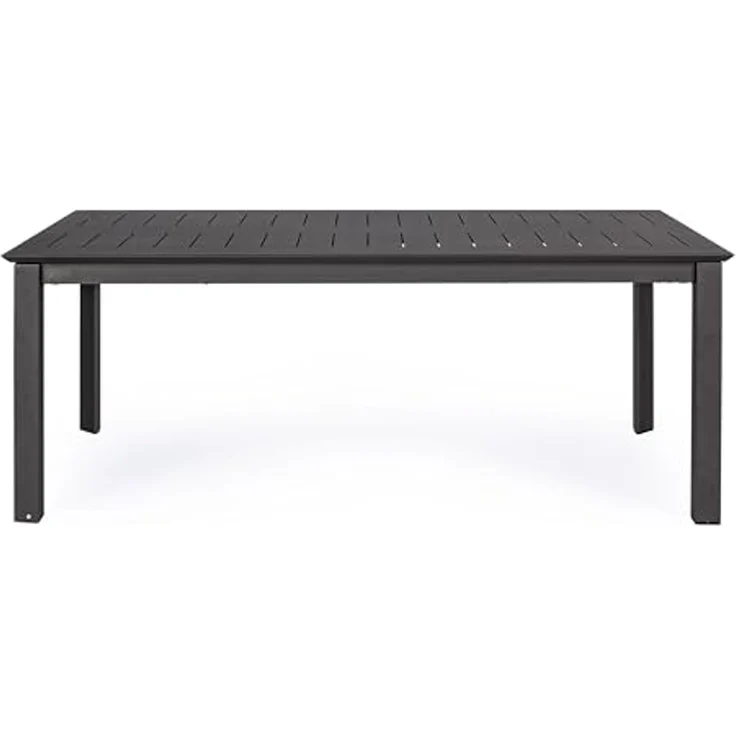 Gartentisch Ronoko aus Aluminium, ausziehbar und modern, anthrazit, ideal für 8–10 Personen – Bild 6