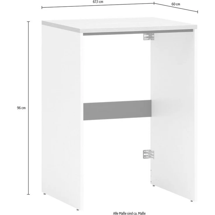 Schildmeyer Waschmaschinenumbau Solea 158881, anthrazit, 67,1 x 60 x 96 cm – Bild 4