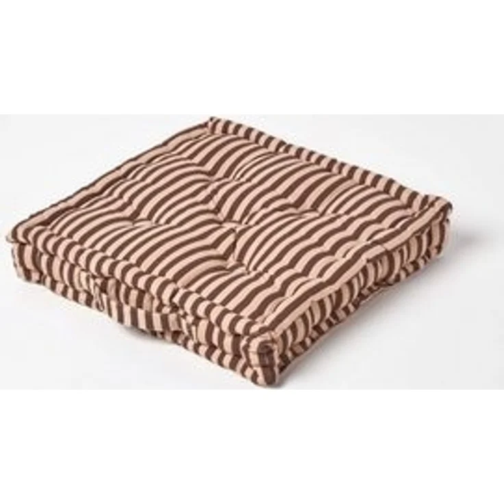 Homescapes Bodenkissen Sitzkissen Schmale Streifen 40 x 40 x 10 cm – Bild 6