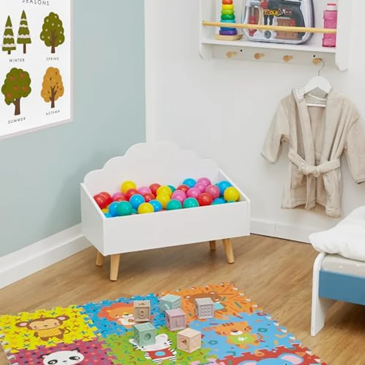 Kindertruhe im Wolken-Design 10050146 – Bild 4