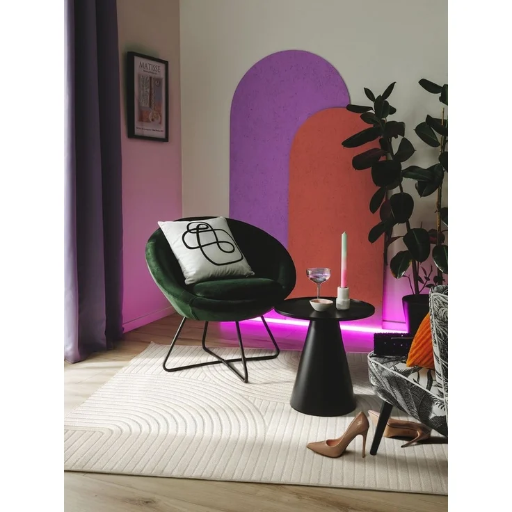 benuta Outdoorteppich Mars, rechteckig, Höhe: 6 mm, Kunstfaser, Berber, Ethno-Style, Wohnzimmer – Bild 3