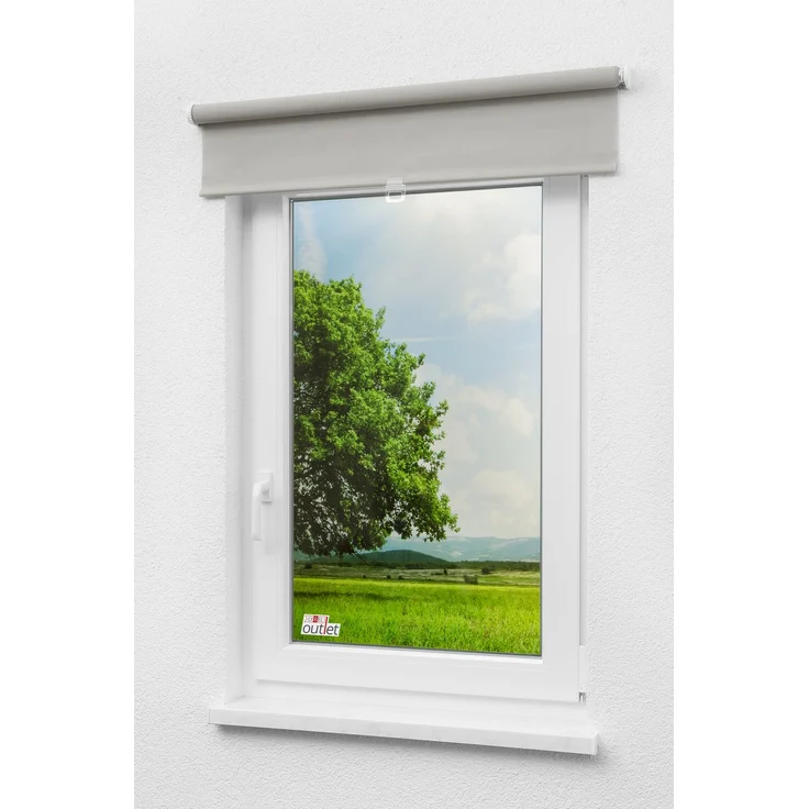 Lysel - Qualitätsspringrollo Tageslicht (B x H) 63cm x 190cm in grau – Bild 5