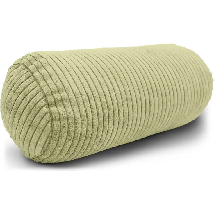 Amilian Nackenrolle mit Bezug 15 x 40 cm - Kissenrolle - mit Nackenrollenbezug - Bettrolle, Kopfstütze, Nackenstütze mit Bezug, ideal als Dekokissen, Sofakissen, Kissen, Kissenrolle, Lagerungskissen, Schlafkissen und für Reisen