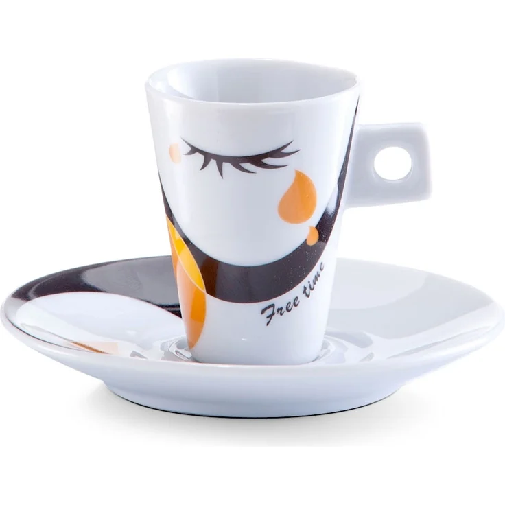 ZELLER 26505 Espresso-Set FACES, 12-tlg, Porzellan – Bild 6