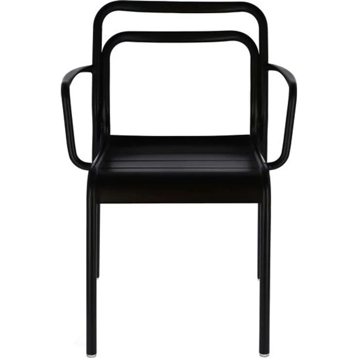 Stapelsessel Live aus Aluminium, Schwarz – Bild 2