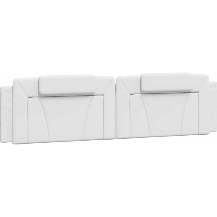 vidaXL Kopfteil-Kissen "Viana" Weiß 200 cm Kunstleder – Bild 1