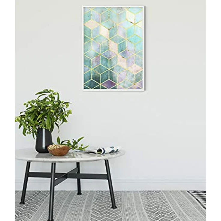 Komar Mosaik Verde Wandbild, Poster 50 x 70 cm, fotorealistischer Kunstdruck ohne Rahmen, PVC-frei, Made in Germany – Bild 2