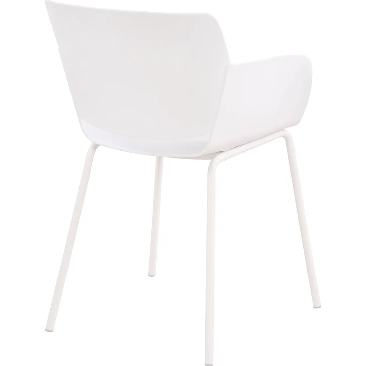 Gartenmöbel-Set SARA mit 2 Stühlen - 168x60x80cm, Kunststoff, Weiß | Balkonset Gartenset Tisch mit Stühlen Bistroset Outdoor – Bild 7
