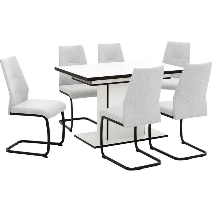 HELA Esstisch Ariana Bestseller, Tisch, Küchentisch, Auszugstisch, durch innenliegende Einlegeplatten ausziehbar 120-160 cm – Bild 3