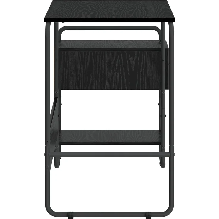 vidaXL Schreibtisch mit Stauraum Schwarz Eichen-Optik 8008044 – Bild 5