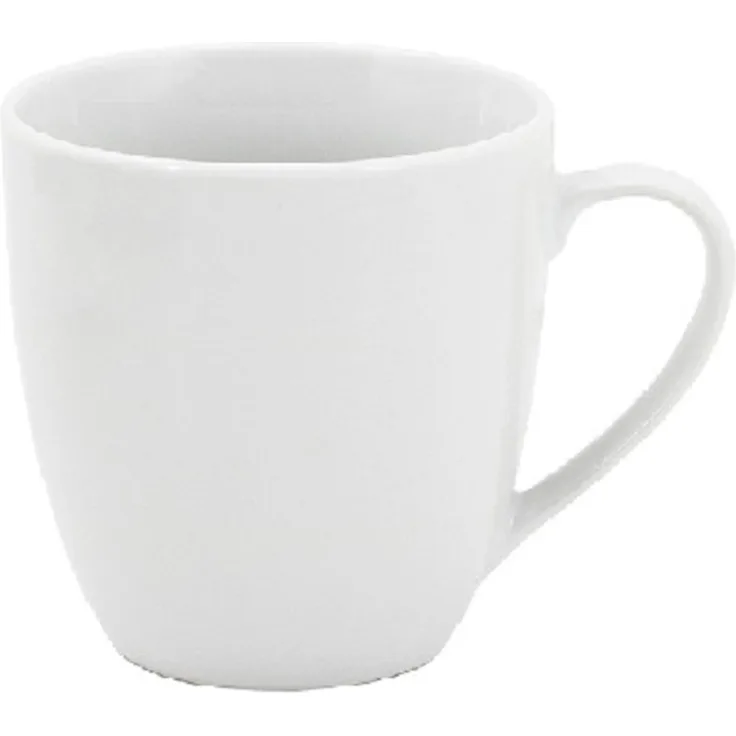 MICHELINO Kaffeebecher 330ml Serie Amelie Porzellan Weiß 12 Stück