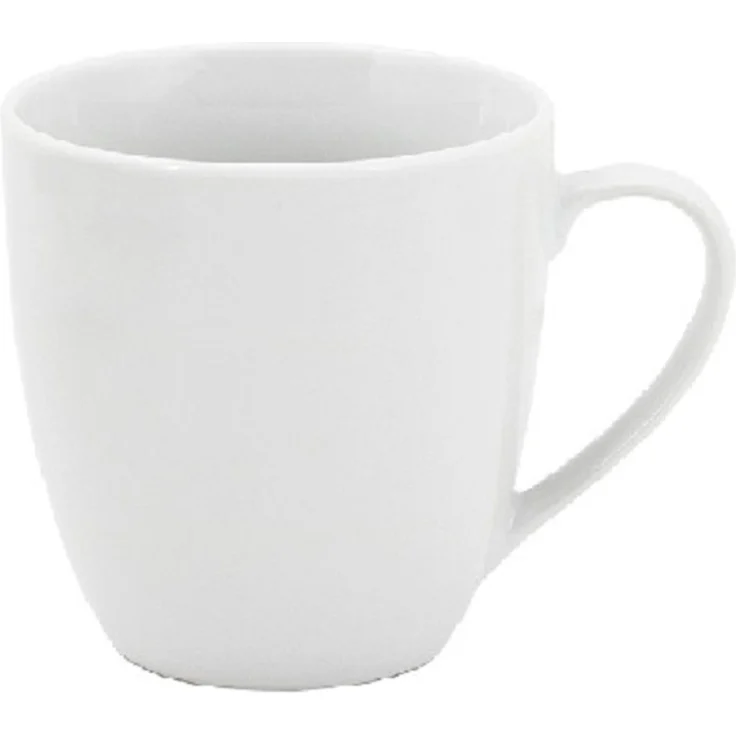 MICHELINO Kaffeebecher 330ml Serie Amelie Porzellan Weiß 12 Stück – Bild 1