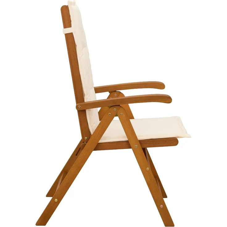 vidaXL Liegestühle für den Garten 2 stk. Natur Massivholz Akazie 42041427 – Bild 4