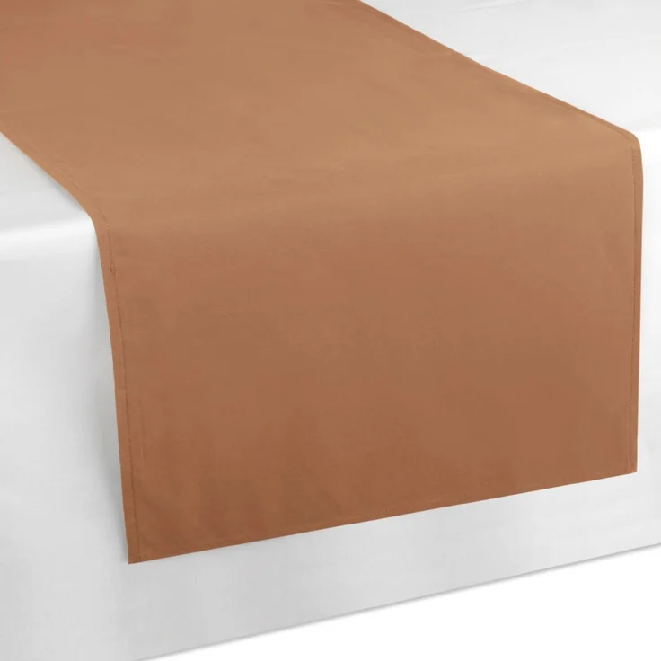 Tischläufer Tischband Tischuntersetzer 140x40 cm, schlicht und modern in vielen verschiedenen Farben erhältlich (braun - hellbraun) – Bild 1