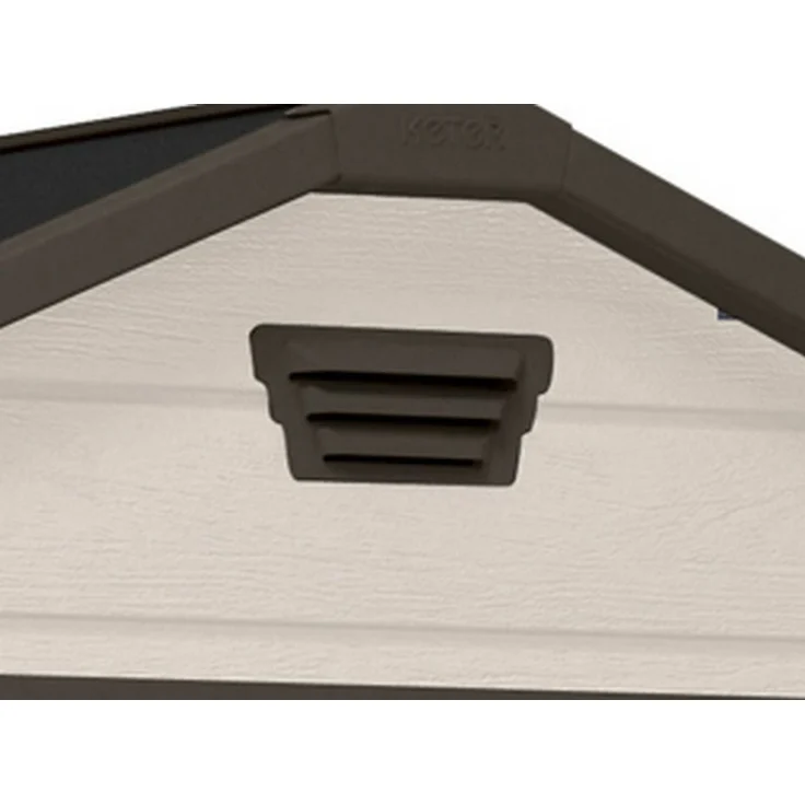 Dmora Gartenhaus Cranbrook, Gartenhütte, Gartenhaus, Werkzeugschuppen, 129x103 h196 cm, Beige – Bild 6