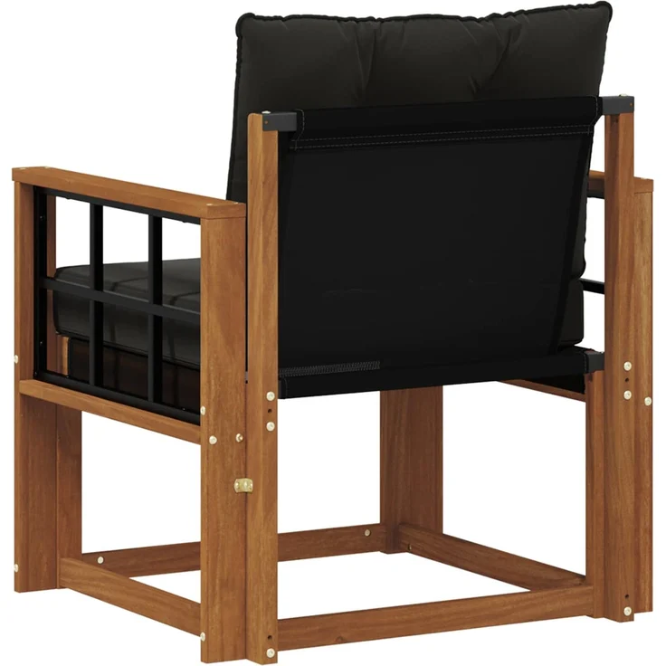 vidaXL 2 Stück Outdoor-Sofagarnitur Massives Akazienholz und Textilene 3436304 – Bild 6