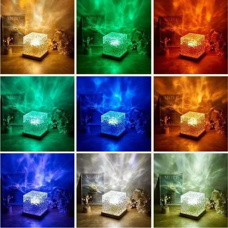 feinlux Nachtlicht Beleuchtung LED Nachtlicht sternenhimmel projektor, LED fest integriert, Warmlicht, Per Handy steuerbar für eine traumhafte Atmosphäre – Bild 2