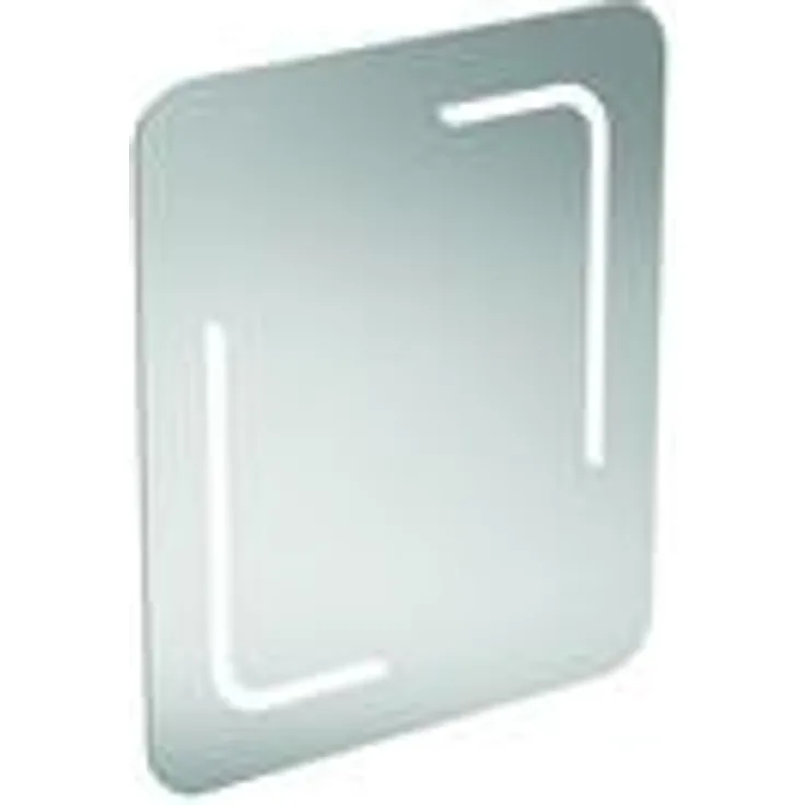 Ideal Standard Mirror & Light Spiegel T3350BH, mit Beleuchtung 40W, mit Ambientelicht unterseitig, 600 mm - T3350BH