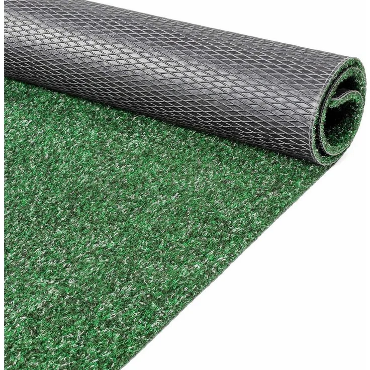 ANRO Läufer Teppichläufer POET Sauberlaufmatte Fußmatte Teppich Läufer, eckig, Höhe: 5 mm, Bodenläufer 100x100cm Meliert Grün Breite 100cm