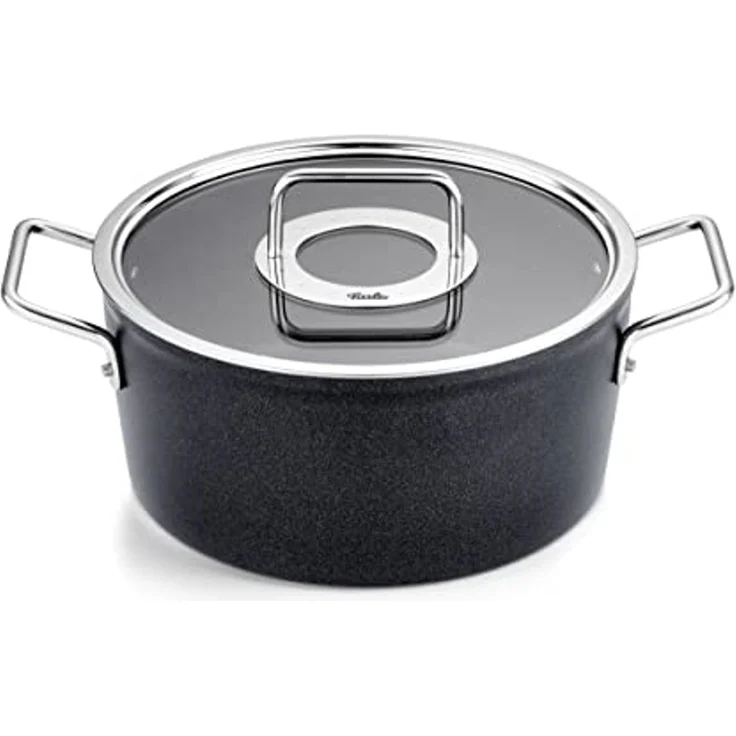 Fissler Topf-Set Adamant®, Aluminium (Set, 3-tlg, Kochtopf 20 + Bratentopf 24 + Stielkasserolle 18cm oD), Made in Germany – Bild 4