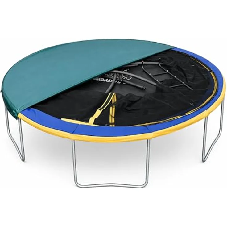 Zero Gravity Gartentrampolin Abdeckung Winter, Ø 305 cm, reißfest und wasserdicht, mit rundum Seitenabdeckung – Bild 2