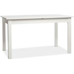 Finori 'Coburg' Esstisch, Ausziehtisch, weiß, ca. 140x80 cm
