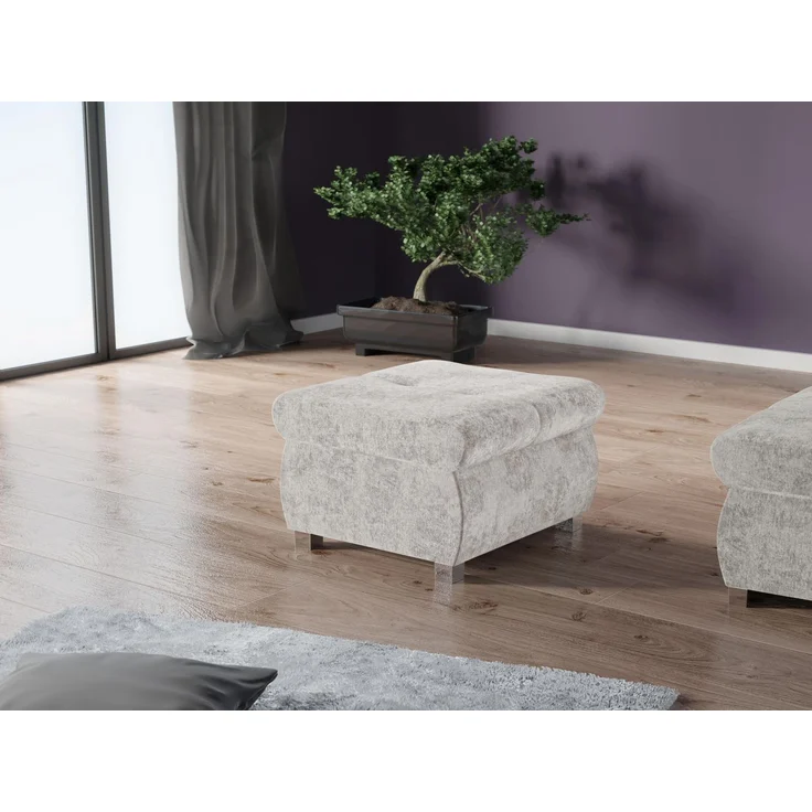 Polsterhocker Orkan Klein (Farbe: Clara 215 19) – Bild 2