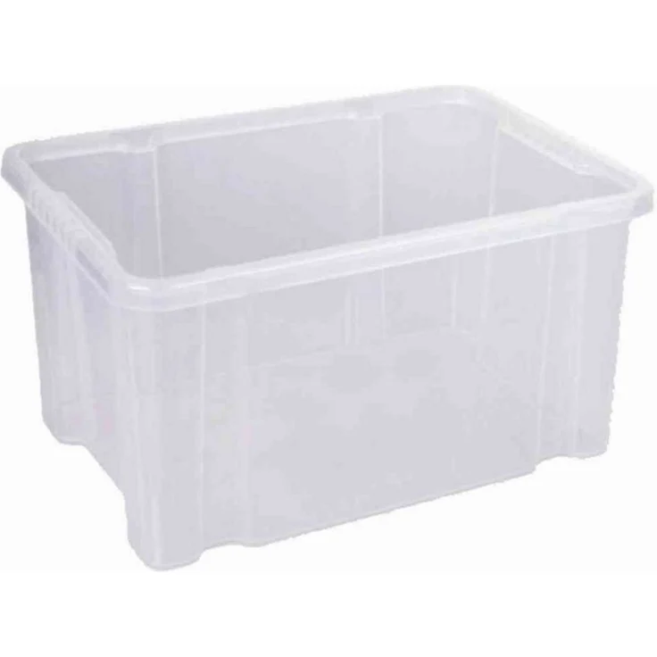 Rival Aufbewahrungsbox Drehstapelbox 27 l transparent 44,5 x 35 x 24 cm – Bild 2