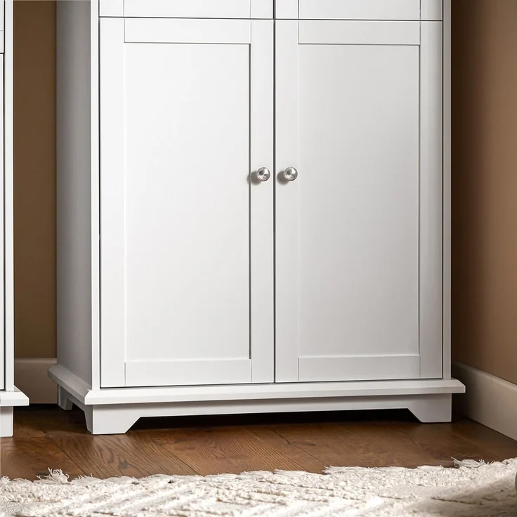 SoBuy FSB76-W Sideboard, MDF, Lackiert, Weiß, 71 x 175 x 38 cm – Bild 7