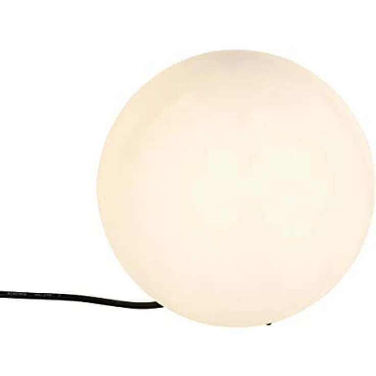 Qazqa Nura, Moderne Stehleuchte für den Garten, Weiß, max. 15W, geeignet für LED, 39cm, IP65, dimmbar – Bild 1