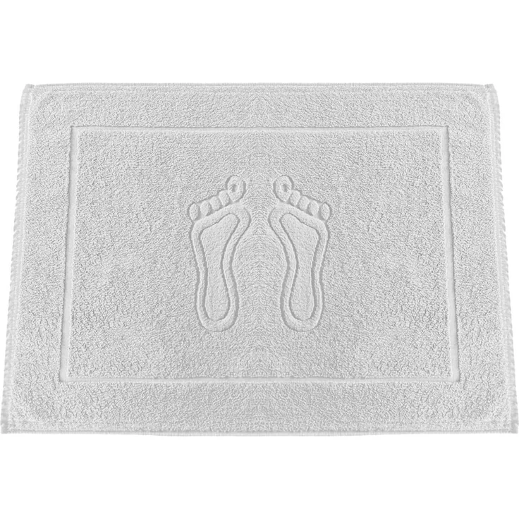 MatratzenL.A.B® Badematte 650 g/m² Blauer Schwan®, 100% Baumwolle, 50x70 cm, Badvorleger, Duschvorleger, Duschmatte Frottee – Bild 1