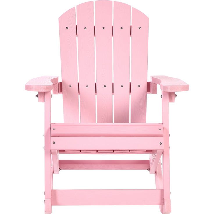 Garten Schaukelstuhl für Kinder ADIRONDACK Pastellrosa – Bild 4
