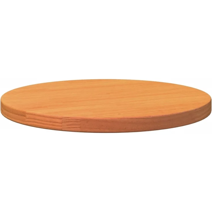 vidaXL Tischplatte Rund Wachsbraun Ø40x2,5 cm Massivholz Kiefer 847125 – Bild 4