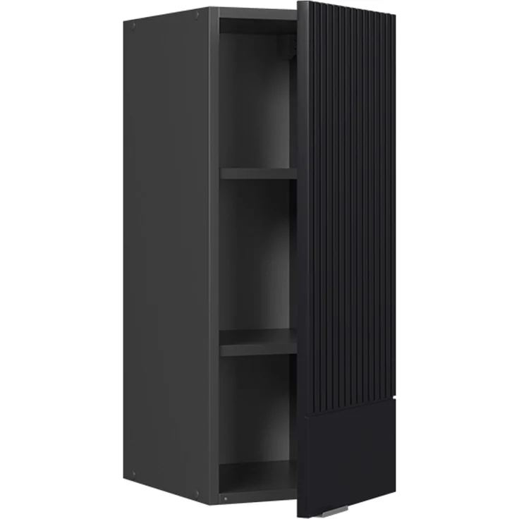 Hängeschrank Fame-Line Schwarz gestreift 30 cm Vicco – Bild 4