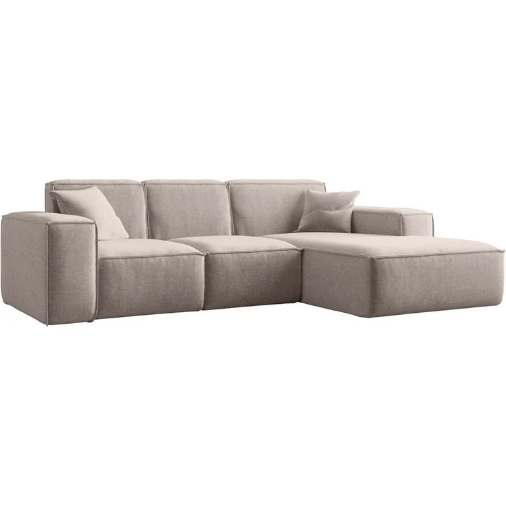 Kaiser Möbel Ecksofa Eckcouch SIENA L-Form, Stoff Poso/Salvador/Maloy/Artico/Velo, Einzelsofa, Bequem, originelles Design, praktisch, viele Farben – Bild 2