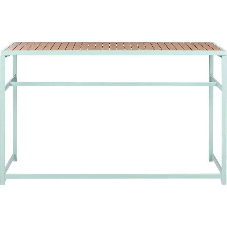 Gartenbar Set 2-Sitzer AVETRANA Metall Hellgrün – Bild 5
