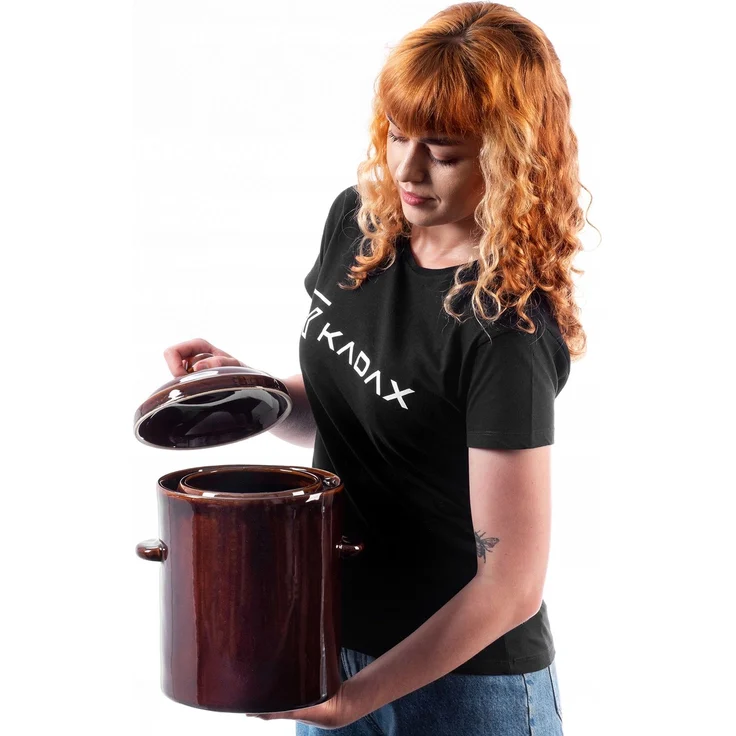 KADAX Fassbeiztopf mit Kragen 5L – Bild 6