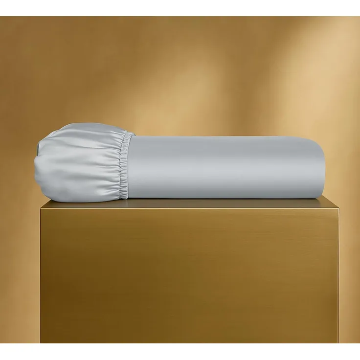 Seralino Spannbettlaken Mako Satin Spannbetttuch (100% Bio Baumwolle), 100% Bio-Baumwolle, Gummizug: rundum, Etiketten zeigen Seiten – schnelles, unkompliziertes Beziehen garantiert, Fairtrade/ GOTS zertifizierte uni Bettlaken, weich