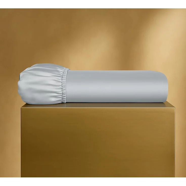 Seralino Spannbettlaken Mako Satin Spannbetttuch (100% Bio Baumwolle), 100% Bio-Baumwolle, Gummizug: rundum, Etiketten zeigen Seiten – schnelles, unkompliziertes Beziehen garantiert, Fairtrade/ GOTS zertifizierte uni Bettlaken, weich – Bild 1
