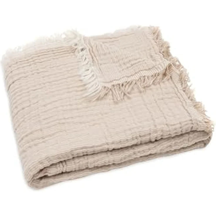 Jollein Decke Wiege - 75 x 100 cm - Fringe Stripe – Bild 4