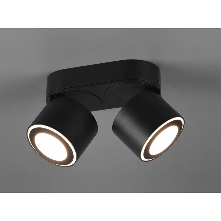 TRIO LED-Ein-/Aufbauspot 3000K, schwarz 652910232