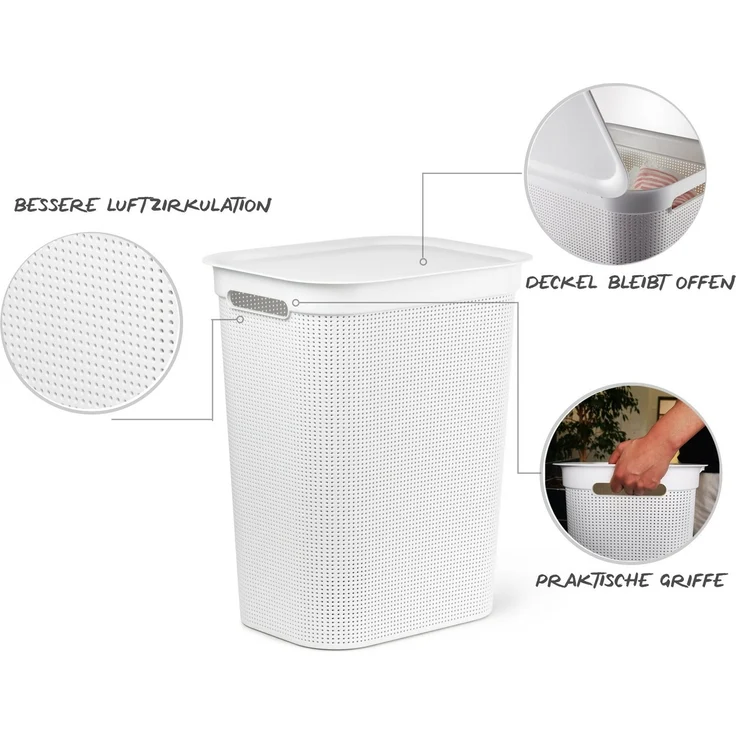 Wäschesammler 50 Liter BRISEN – Bild 2