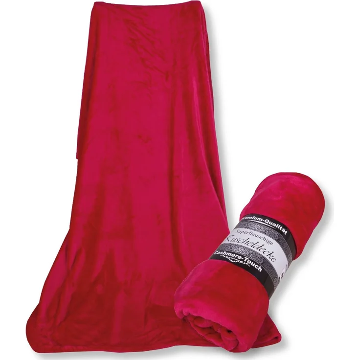 Kuscheldecken Flauschdecke Wohndecke Cashmere Touch beere - himmbeere-150x200 cm – Bild 5