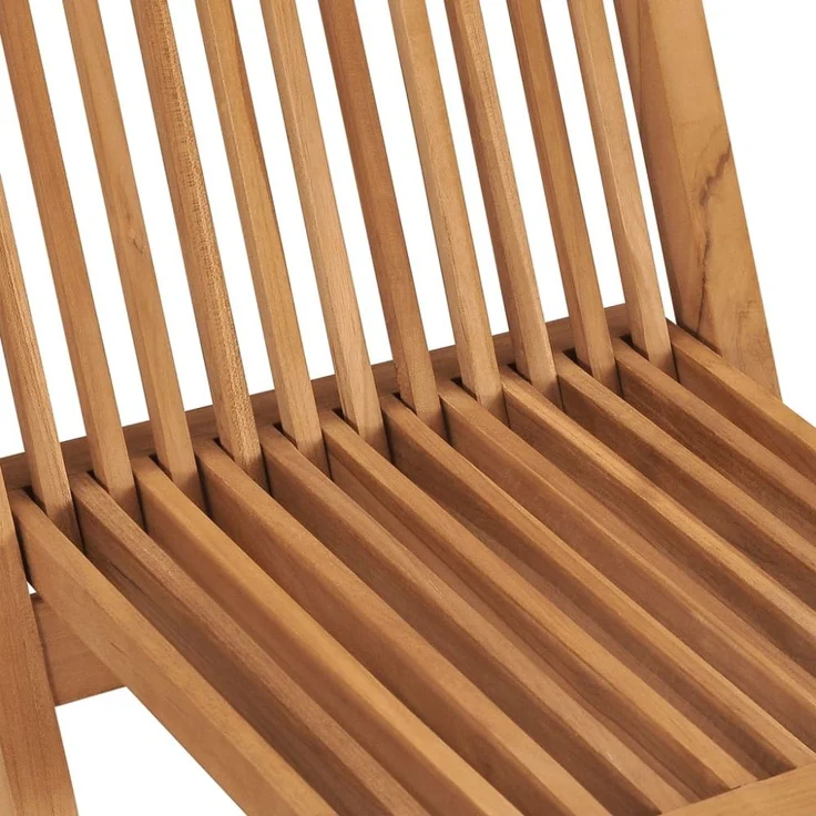 vidaXL Klappbare Gartenstühle 6 Stk. Massivholz Teak 3096591 – Bild 5