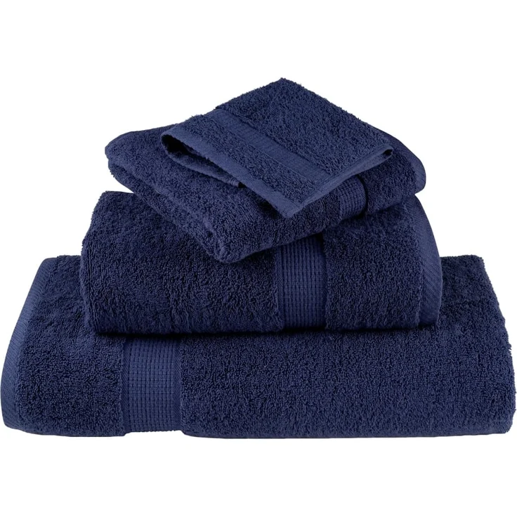 vidaXL Premium-Waschtücher SOLUND 10 Stk. Marineblau 30x30 cm 600 g/m² 137253 – Bild 3