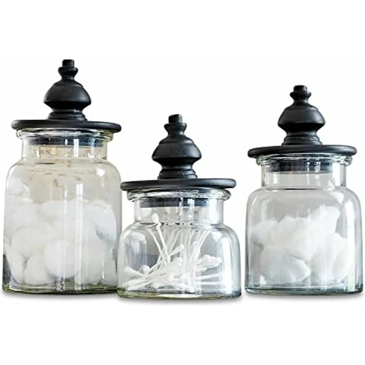 Mirabeau Dose Dose 3er Set Hakeen klar/schwarz – Bild 1