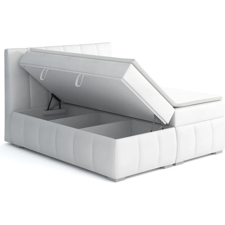 Boxspringbett Schlafzimmerbett VINCENZA 140x200cm inkl. Bettkasten – Bild 2