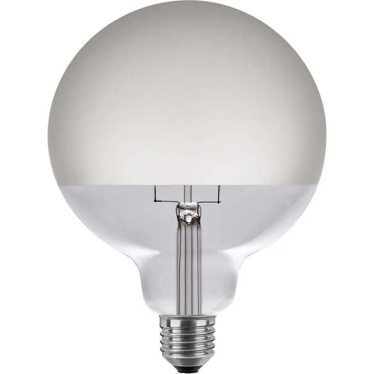 SLV LED Globe 125 Half Moon, LED-Leuchtmittel, E27, PHASE, 7W, 2700K - LED Lampen Sockel E27