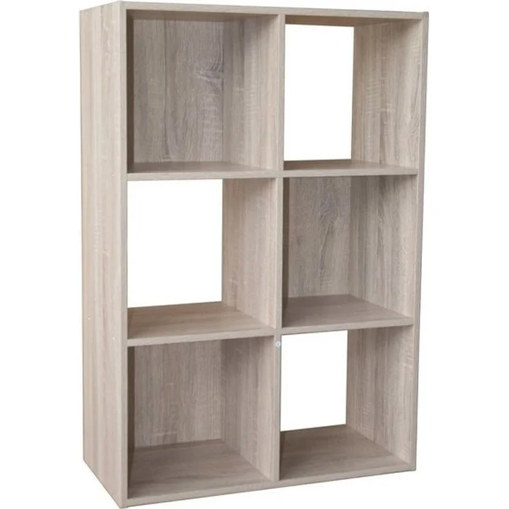 HTI-Living Standregal Regal 60x90 Thekla Sonoma, Stück 1-tlg, Standregal 6 Regalfächer – Bild 2